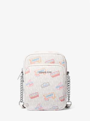 Jet Set medium crossbody bag with exclusive logo print