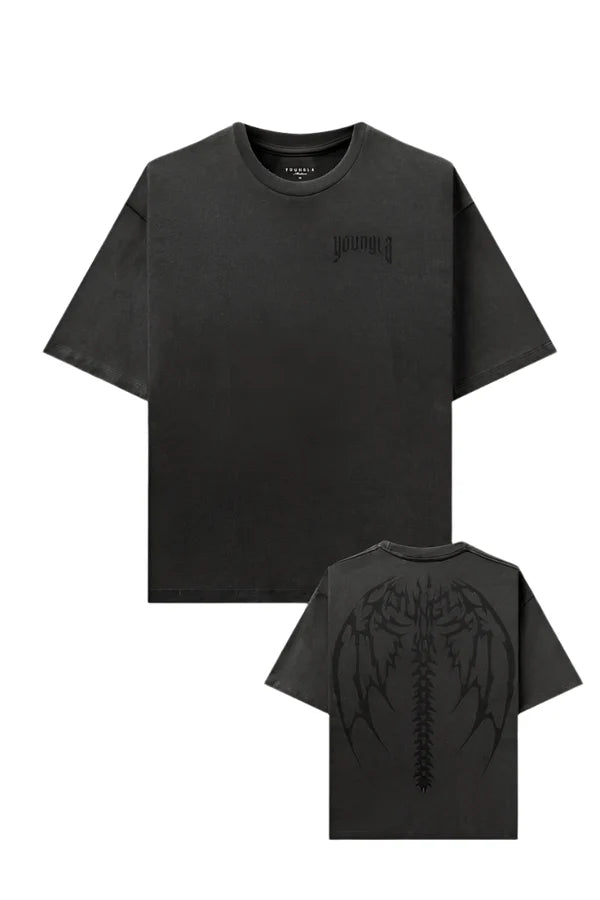 4234 - Backbone Tees Black Wash