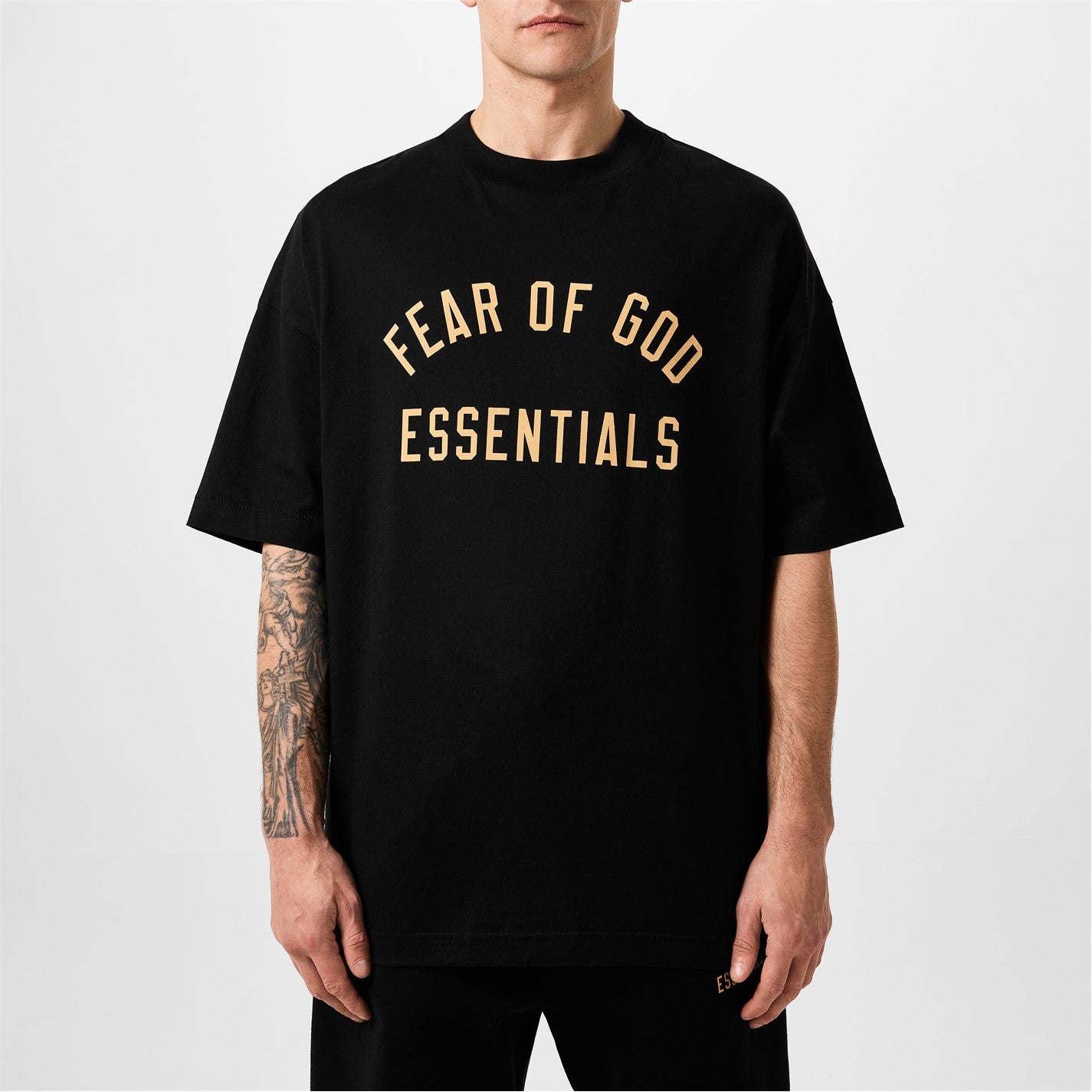 Fear of God Essentials Jersey Crewneck Tee 'Black'