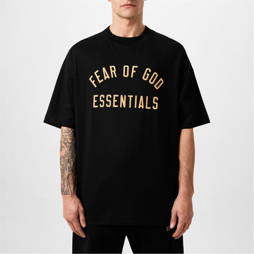 Fear of God Essentials Jersey Crewneck Tee 'Black'