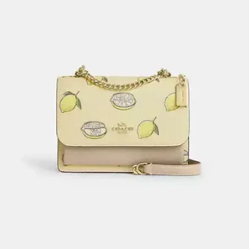 Mini Klare Crossbody Bag With Lemon Print