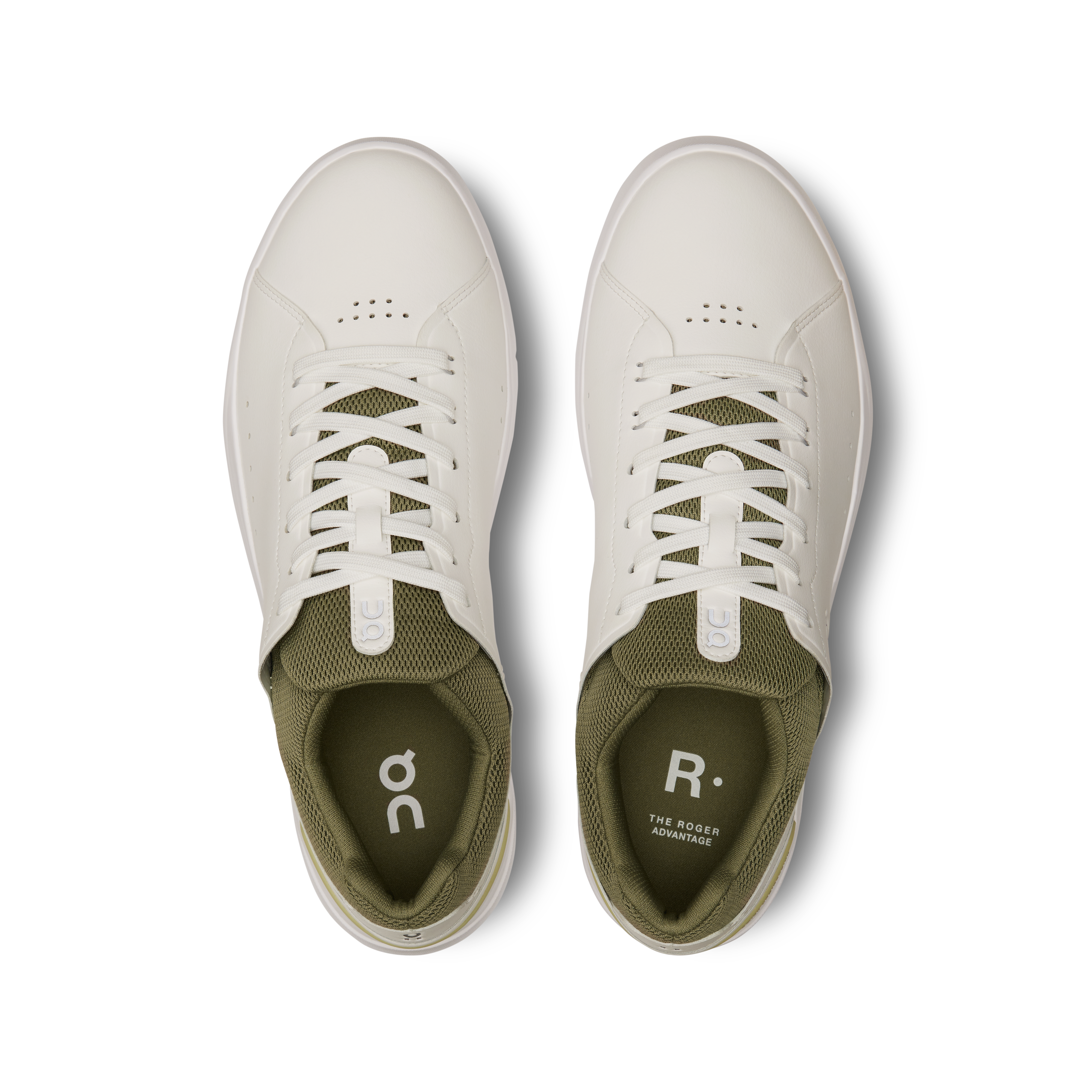 The Roger Advantage White Olive On Running