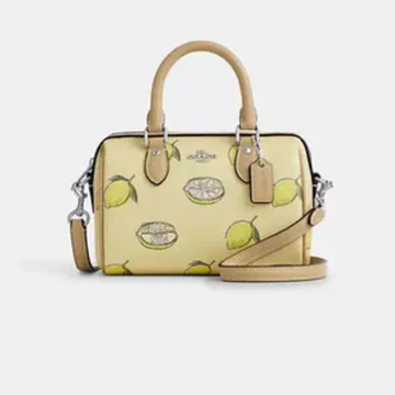 Mini Rowan Crossbody Bag With Lemon Print