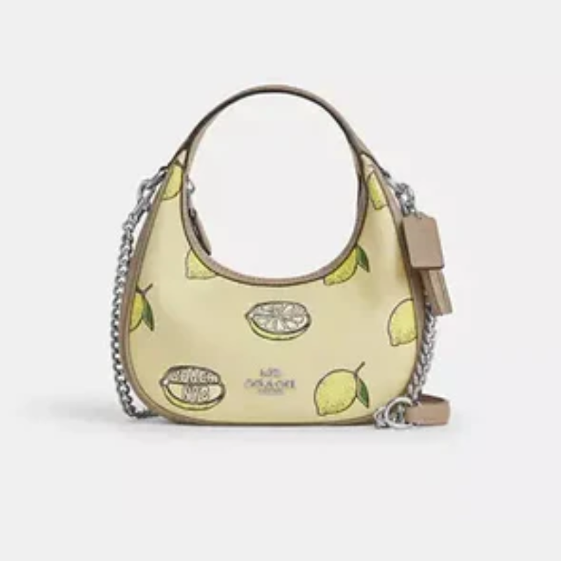 Carmen Mini Crossbody Bag With Lemon Print