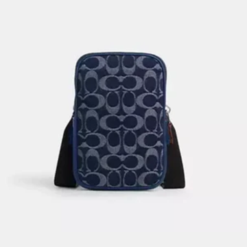 Aden Crossbody Bag In Signature Denim