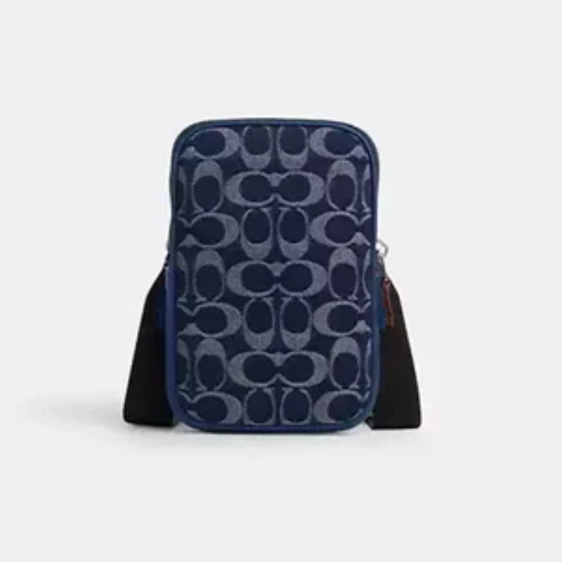 Aden Crossbody Bag In Signature Denim