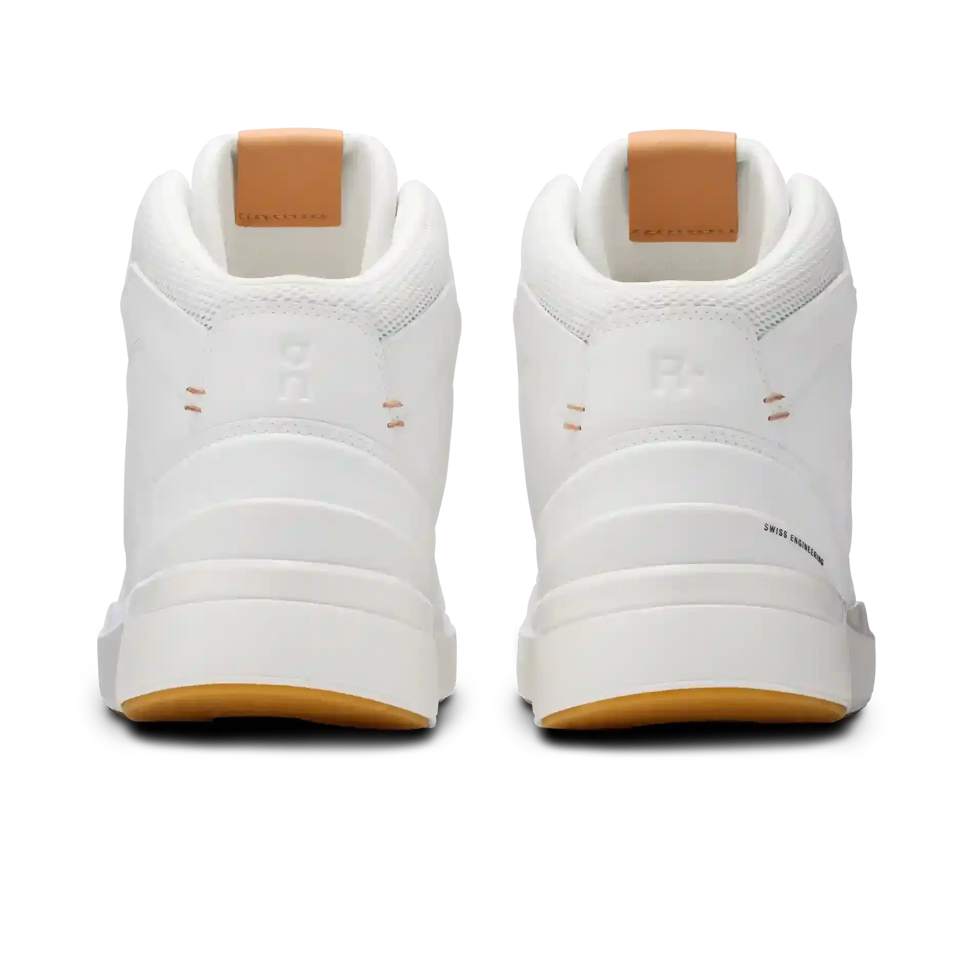 On Running THE ROGER Clubhouse Mid White Sandstone On Running - Shoe size: UK 7 Sneakers | Shop From The Mirage