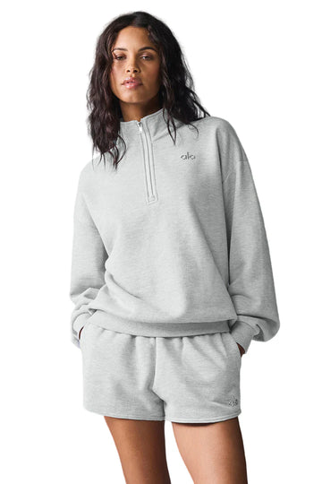 Accolade 1/4 Zip Pullover Athletic Heather Grey