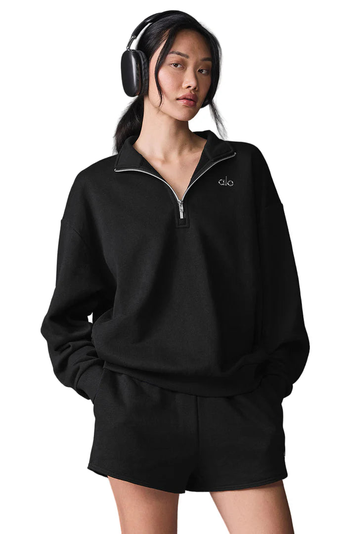 Accolade 1/4 Zip Pullover Black