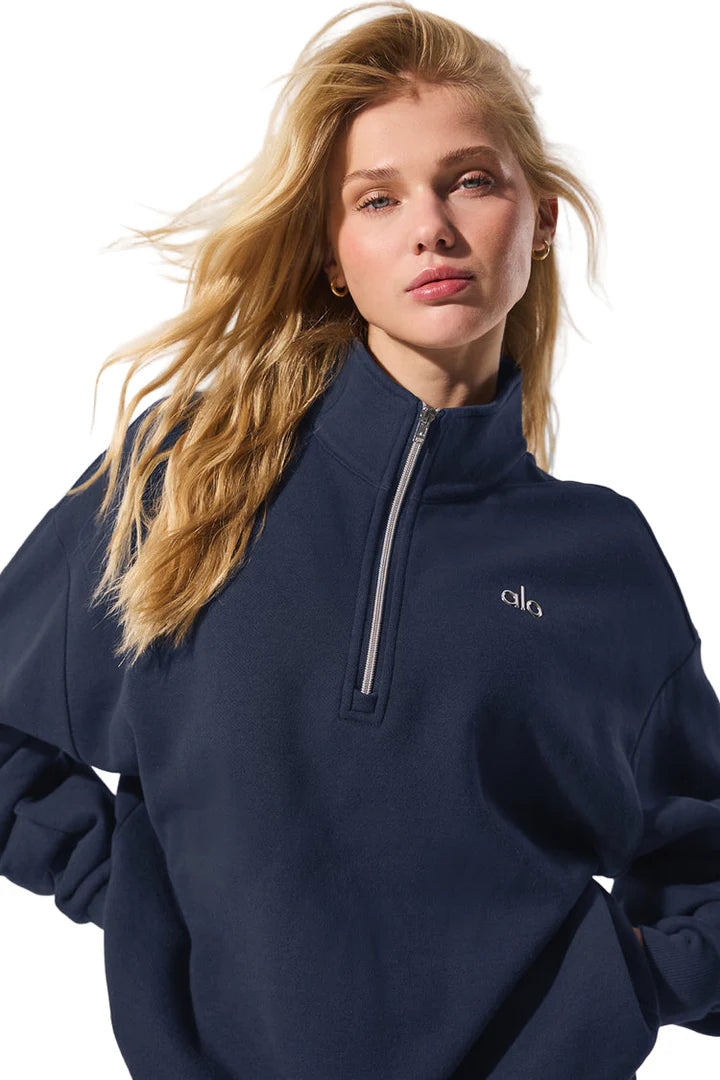 Accolade 1/4 Zip Pullover Navy