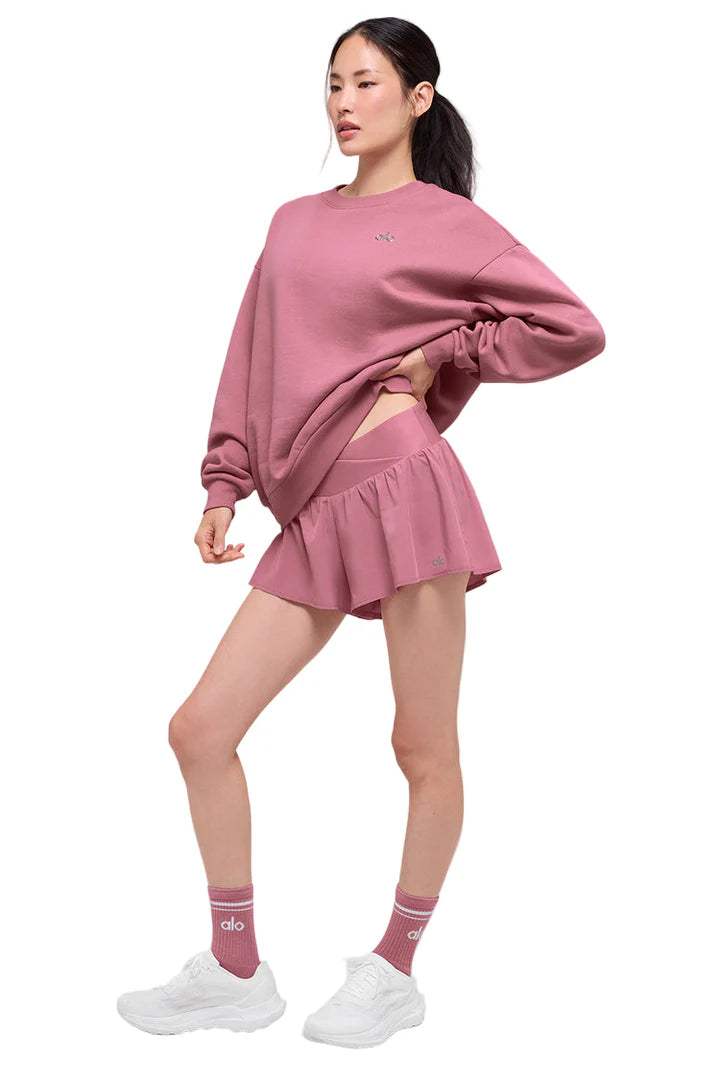 Accolade Crew Neck Pullover Pink Wild Rose