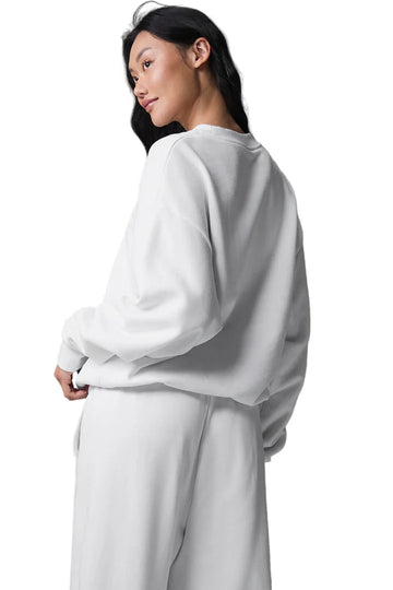 Accolade Crew Neck Pullover White