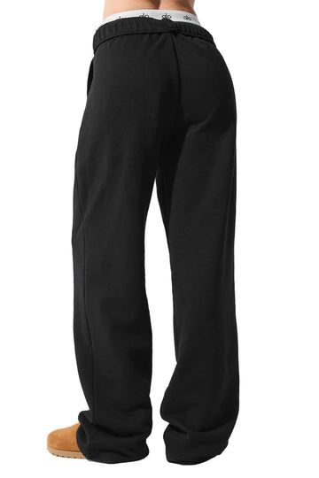 Accolade Straight Leg Sweatpant Black
