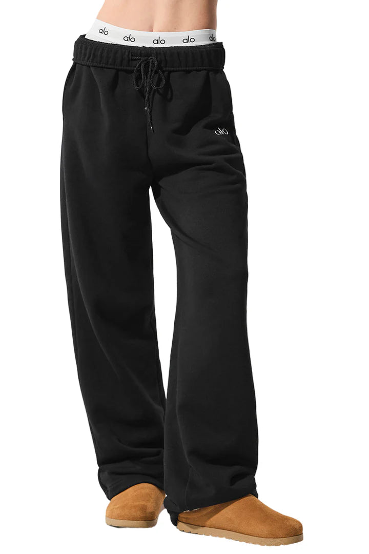 Accolade Straight Leg Sweatpant Black