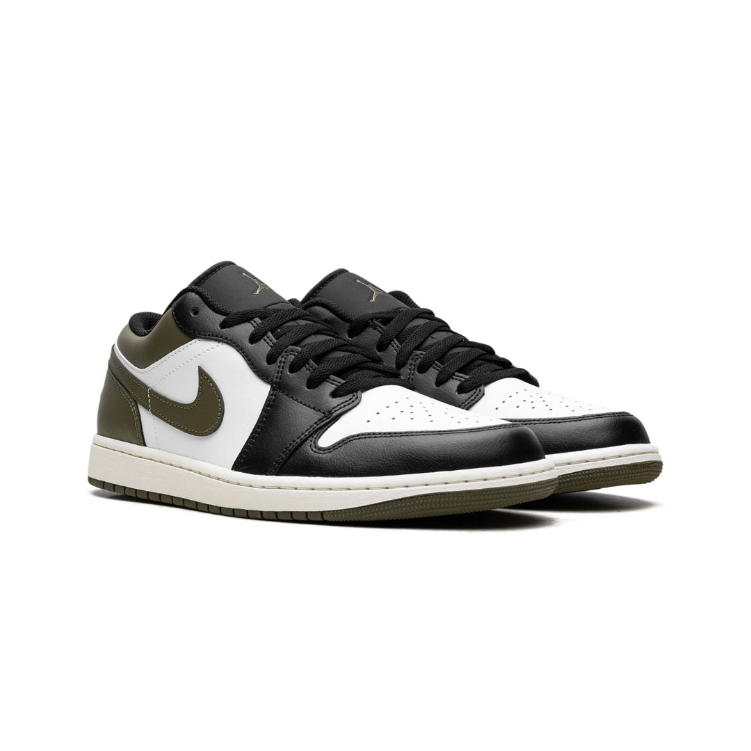 Air Jordan 1 Low 'Black Toe Medium Olive'