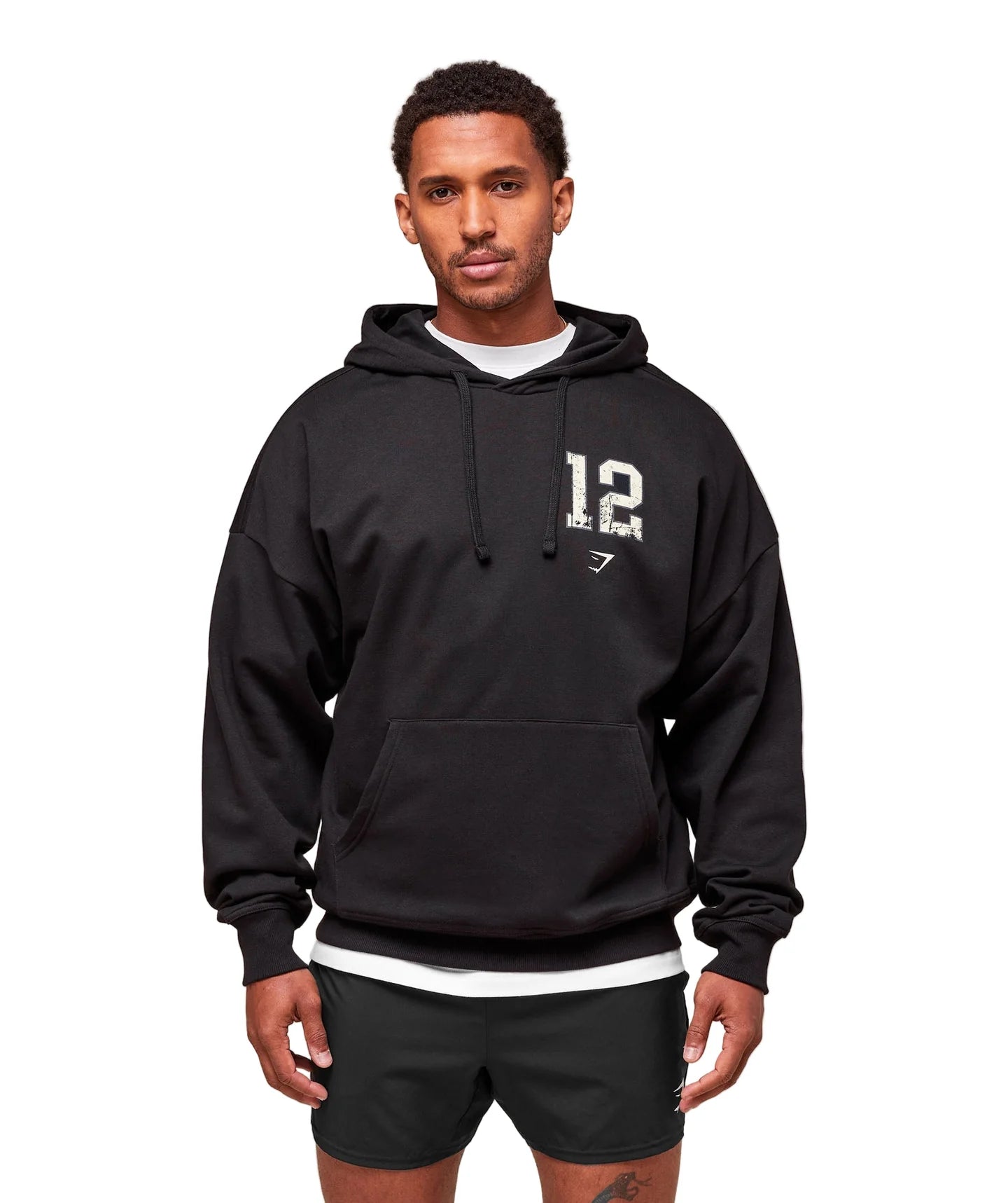 Campus Hoodie oversized fit Black