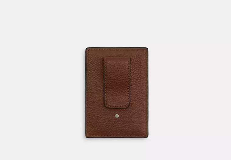 Coach Card Case With Money Clip