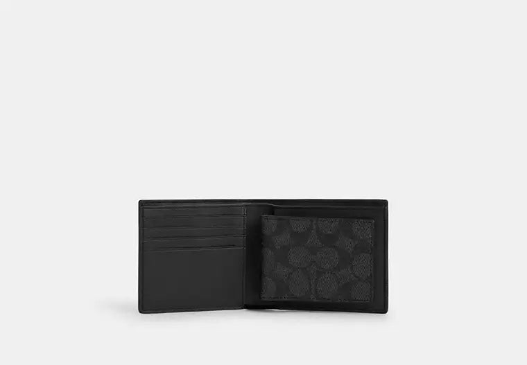 Coach 3 In 1 Wallet In Signature Canvas