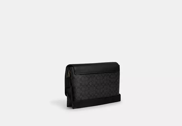 Caleb Messenger Bag In Signature Canvas