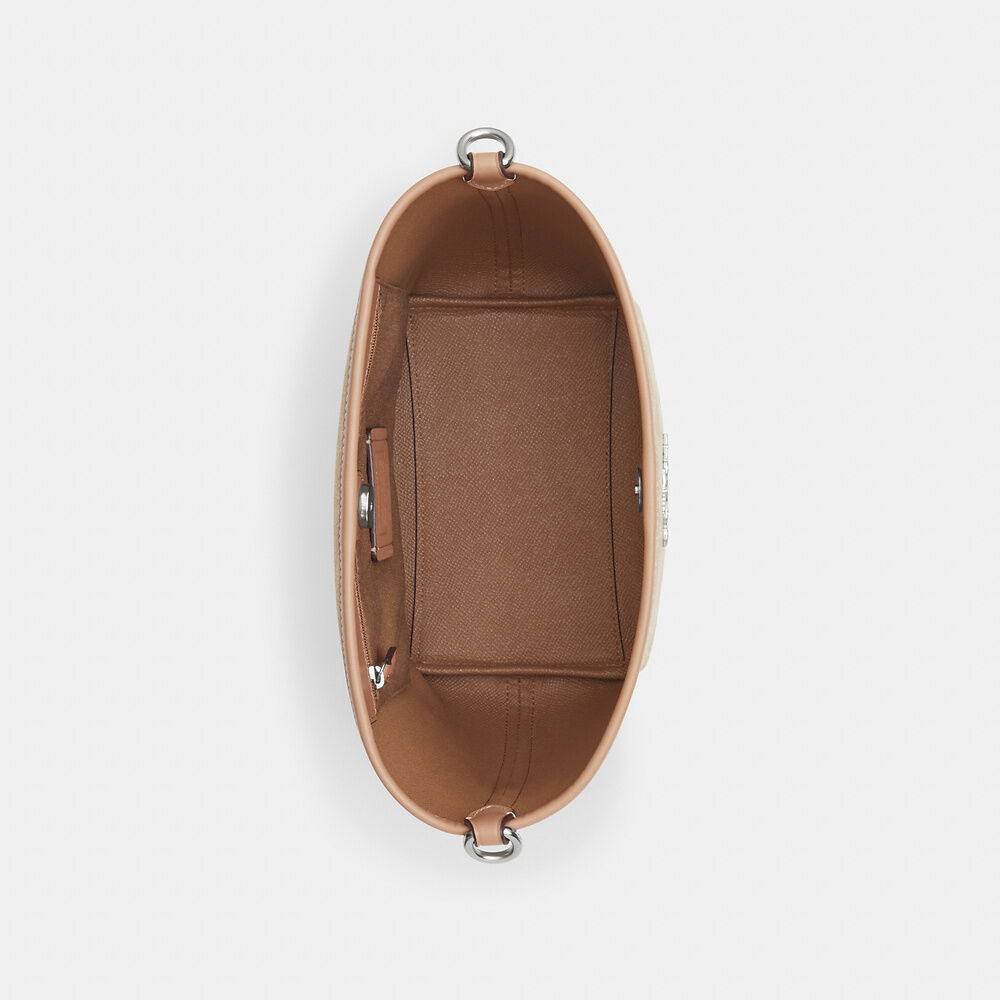 City Large Bucket Bag In Signature Canvas