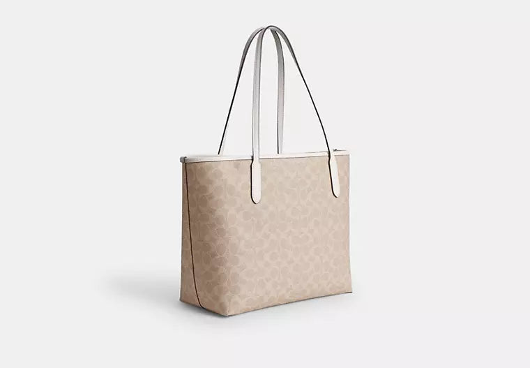 Coach City Tote Bag In Signature Canvas