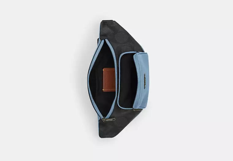 Racer Small Belt Bag In Maxi Signature Canvas
