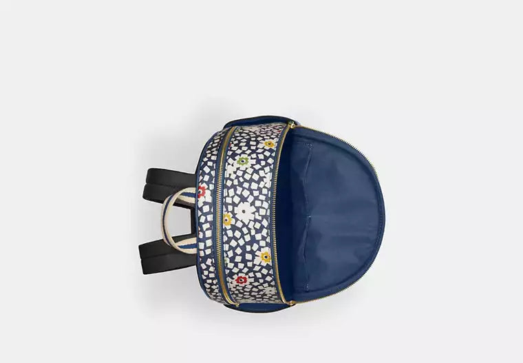 Court Backpack With Floral Print