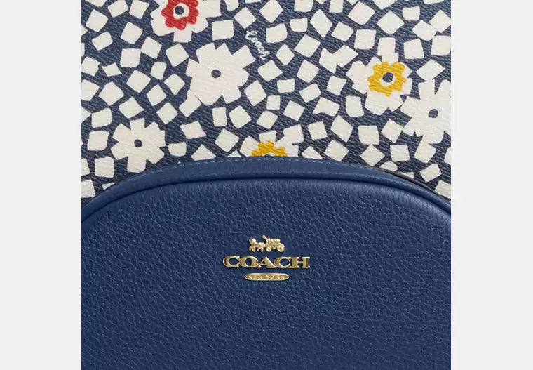 Court Backpack With Floral Print