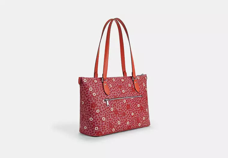 Coach Gallery Tote Bag With Floral Print