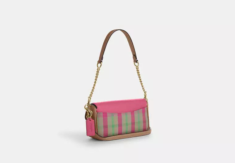 Hailey Flap Bag With Plaid Print
