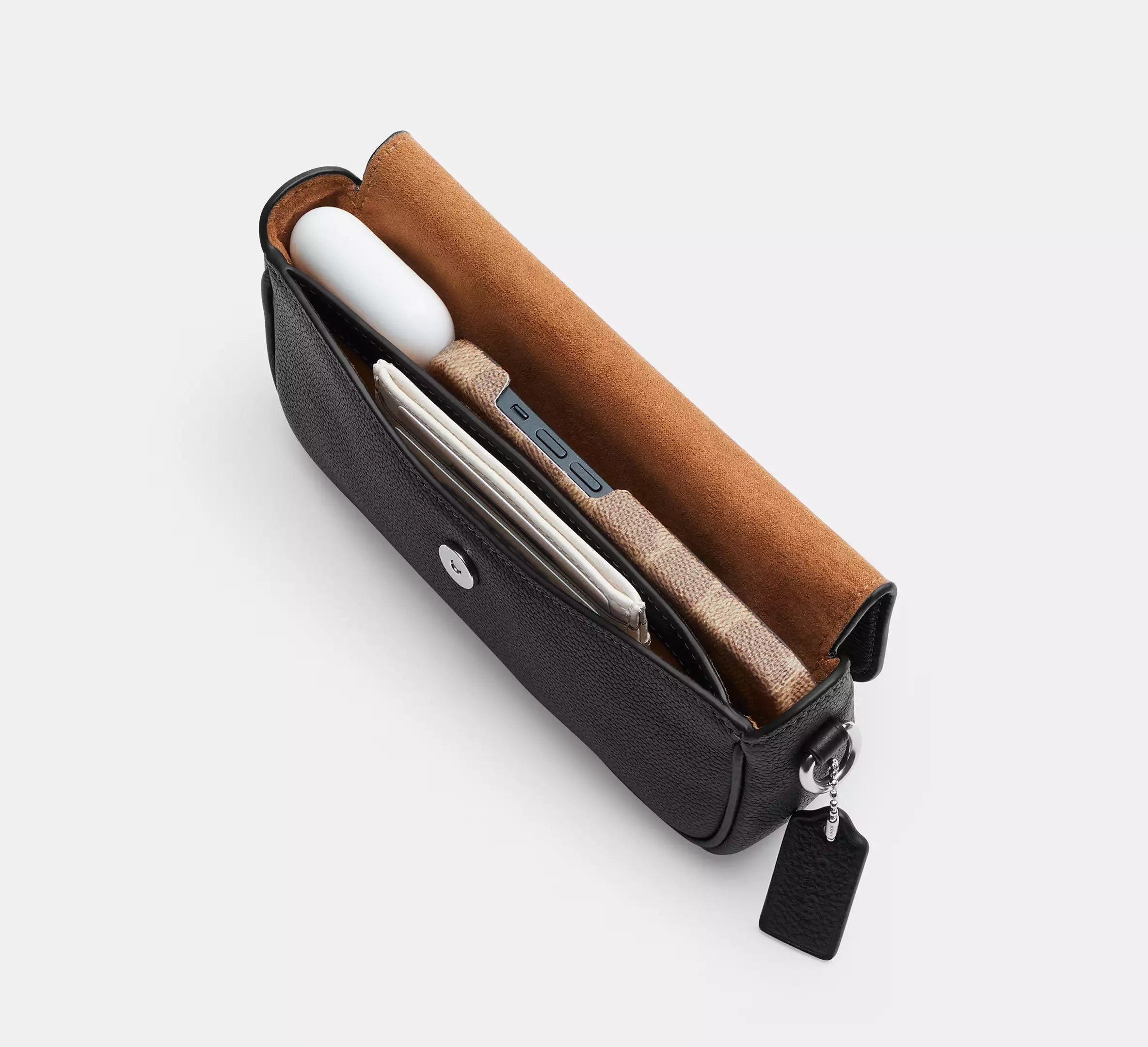 Hailey Flap Bag With Signature Canvas