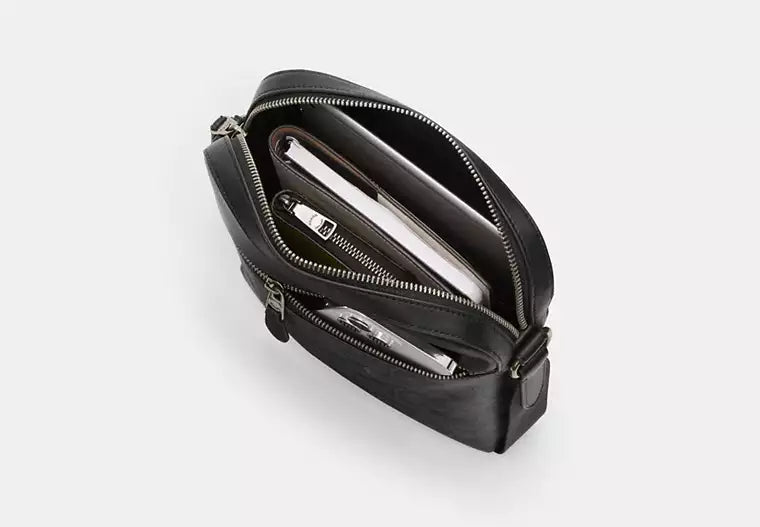 Houston Flight Bag In Signature Leather