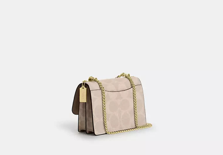 Klare Crossbody Bag In Blocked Signature Canvas