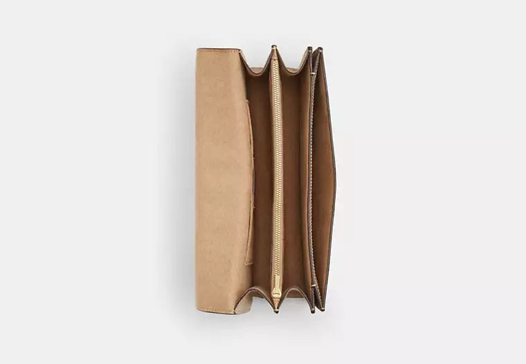 Klare Envelope Crossbody Bag In Blocked Signature Canvas