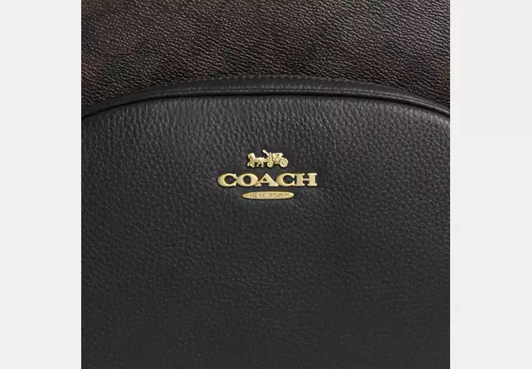 Large Court Backpack In Signature Canvas