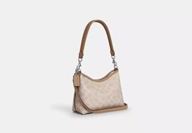Laurel Small Shoulder Bag In Signature Canvas