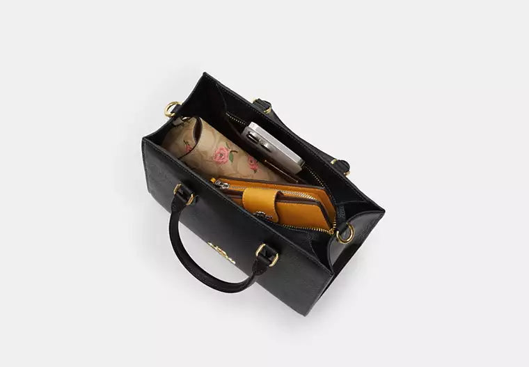 Coach Maggie Small Tote Bag In Blocked Signature Canvas