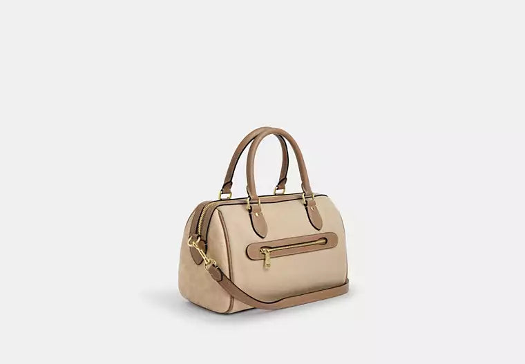 Rowan Satchel Bag In Colorblock