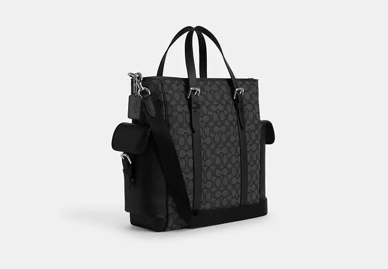 Coach Sprint Tote In Signature Jacquard
