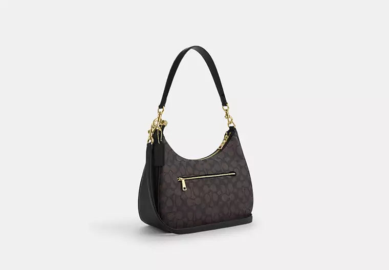 Coach Teri Hobo Bag In Signature Canvas