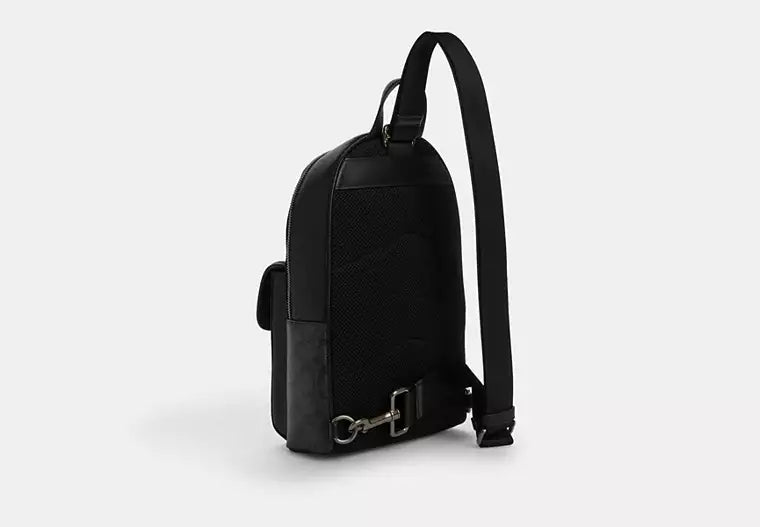 Turnlock Sling Pack In Signature Canvas