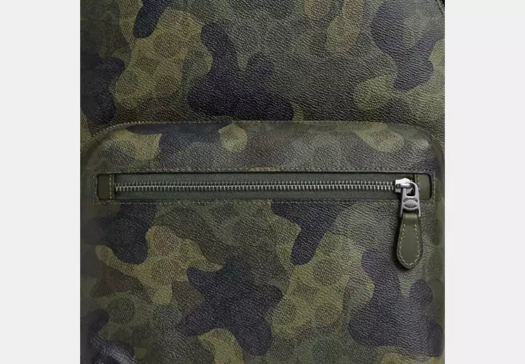West Backpack In Signature Camo Print