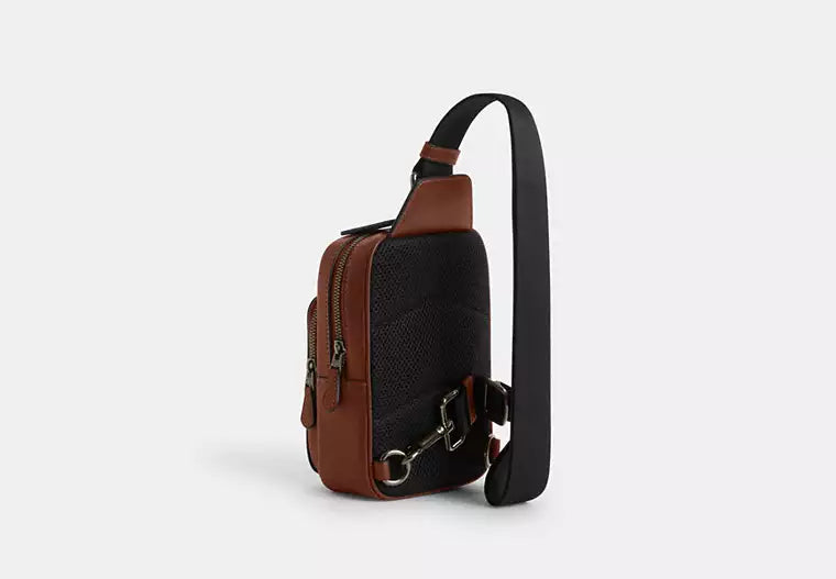 Coach X Peanuts Racer Sling Pack In Signature Canvas With Snoopy Print