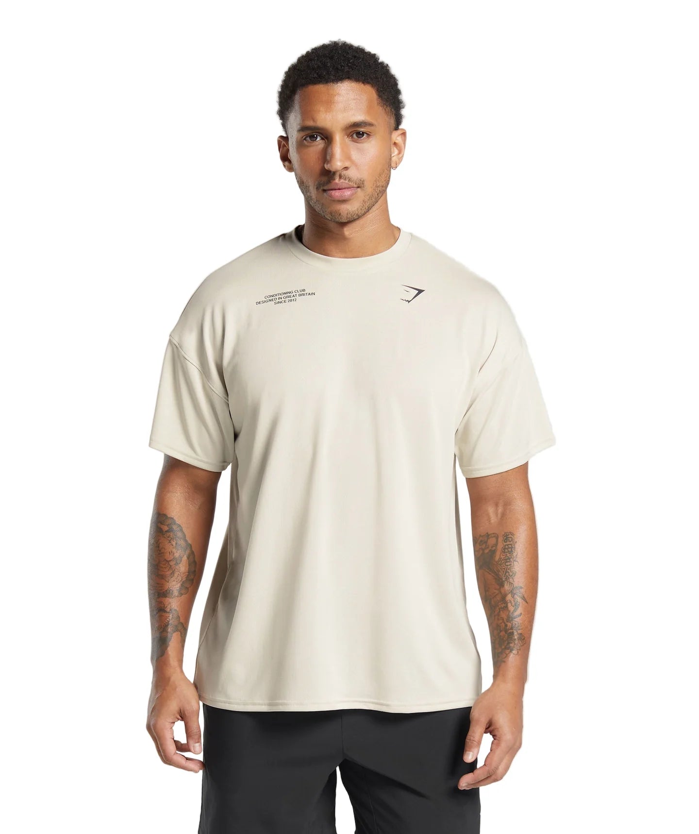 Conditioning Club Oversized T-Shirt oversized fit Pebble Grey