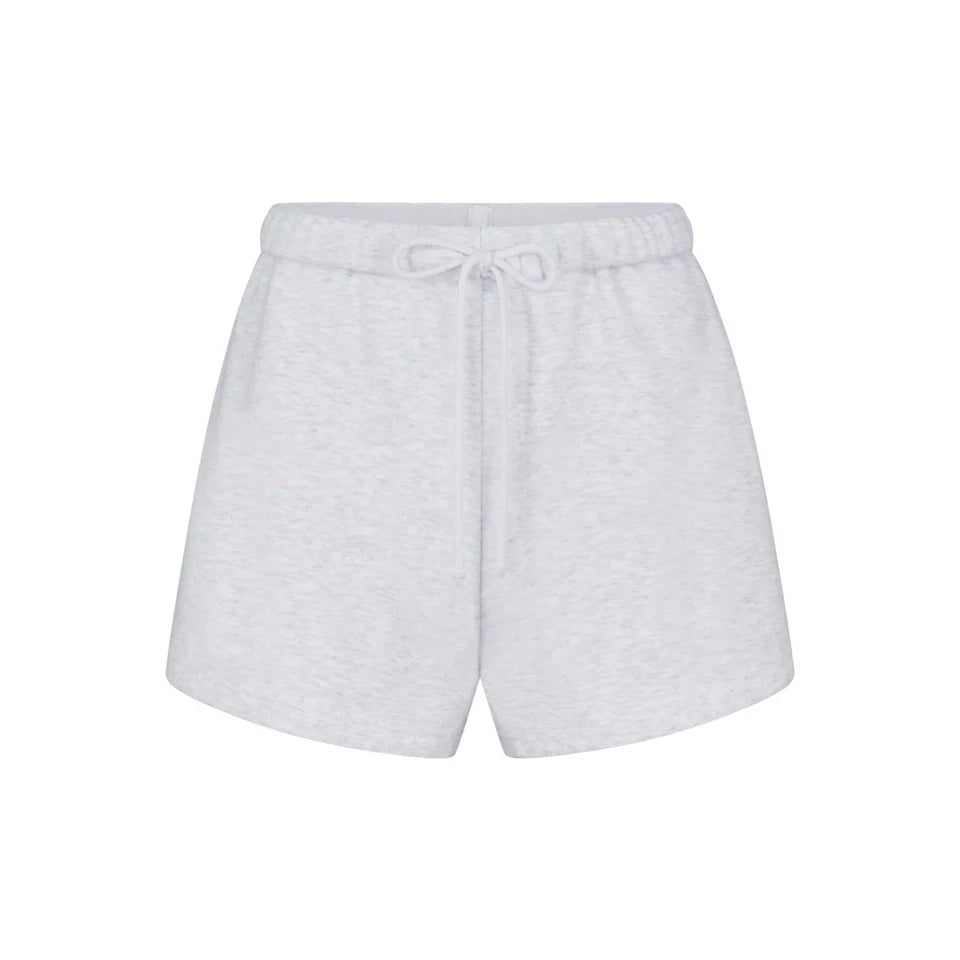Cotton Fleece CLASSIC SHORT Light heather grey