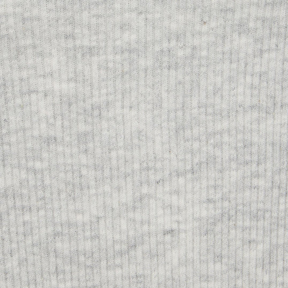 Cotton Rib T-SHIRT Light heather grey