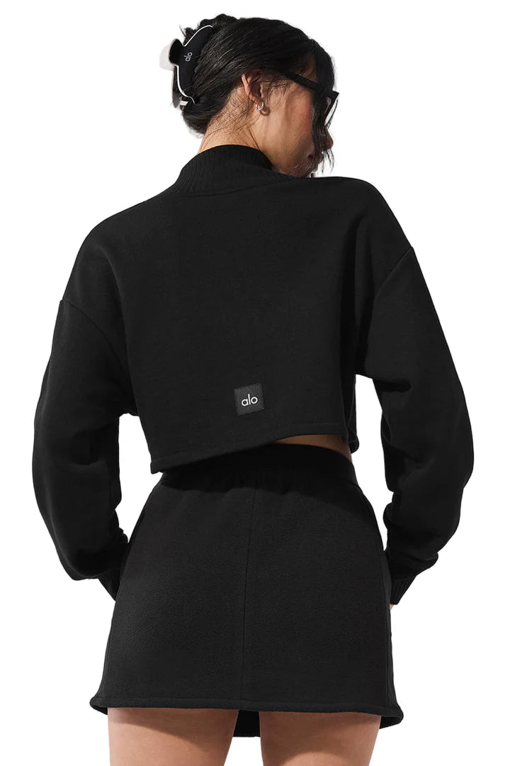 Cropped Serenity Coverup Black