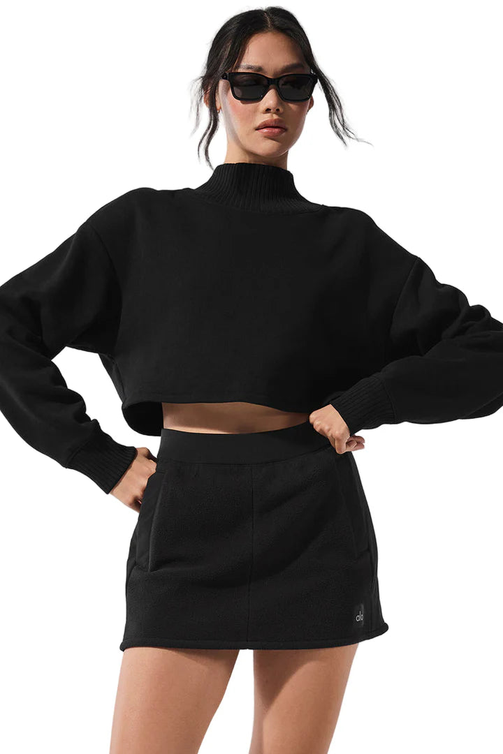 Cropped Serenity Coverup Black