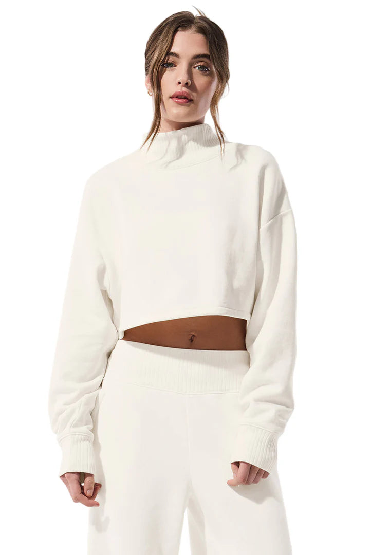 Cropped Serenity Coverup Ivory