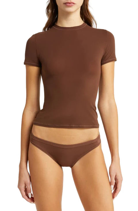 FITS EVERYBODY T-SHIRT COCOA